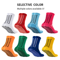 Chaussettes de sport en coton jacquard pour homme avec logo personnalisé, chaussettes rembourrées antidérapantes pour le basketball, le football et la gym