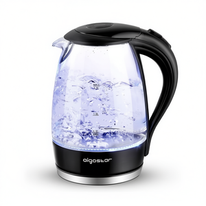 Bouilloire électrique Cristal 2200W 1,7L à ébullition rapide, sans BPA, arrêt automatique, protection contre l'ébullition à sec pour la maison - Product Image 2
