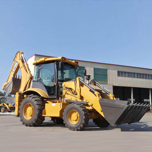 Diesel CE Epa Motor Grande Mini Retroexcavadora Tractor Agrícola Retroexcavadora Cargador 4x4 Retroexcavadora - Product Image 2