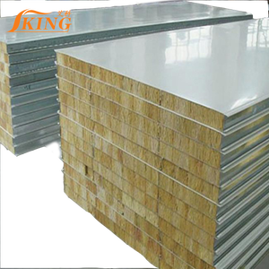 Panneau sandwich en laine minérale ISOKING 5 cm, isolation thermique pour toiture et murs, utilisation dans le bâtiment - Product Image 1