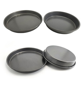 6/8/9 pollici di grado alimentare in acciaio al carbonio pan <span class=keywords><strong>pizza</strong></span>, <span class=keywords><strong>antiaderente</strong></span> pan <span class=keywords><strong>pizza</strong></span> - Product Image 2
