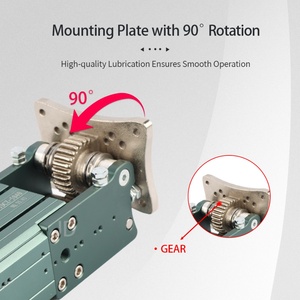 Inject Mold Robot Arm Side Mount Group 3240 4040 5040 Chain Drive 90 Degree Rotary Actuator Cylinder Pneumatic Rack Pinion - Product Image 6