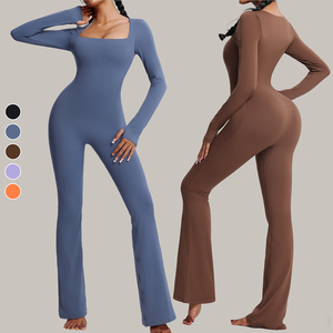 Mono Deportivo <span class=keywords><strong>de</strong></span> Manga Larga para Mujer, Ajustado, para Gimnasio, Fitness, Yoga, Transpirable, Ligero, <span class=keywords><strong>de</strong></span> Alta Calidad, a la Moda - Product Image 1