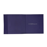 Boîte cadeau personnalisée de luxe en satin noir magnétique avec impression offset, gaufrage, laminage mat et emballage recyclable