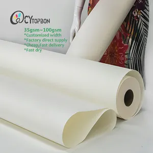 China billiges Sublimation papier 30gsm bis 100gsm kunden spezifische Breite