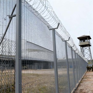 358 lưới hàng rào với hàng rào con lăn và chống cắt an toàn chu vi an ninh dây lưới hàng rào phụ kiện 358 chống leo lên hàng rào - Product Image 6