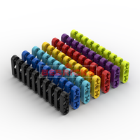 Pièces de construction BEBRICKS Série 6632 Technical Liftarm Thin 1x3 avec trous d'axe, briques de construction pour voitures RC