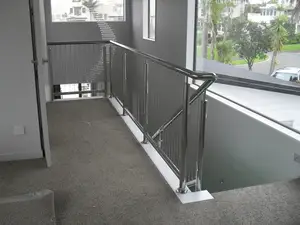 Simple Style Stainless Steel Dia4/5/6mm Cable/Wire Customized New Design Balcony Railing From FoShan Factory