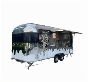 Chariot de cuisine de rue italienne authentique avec pizzas al taglio et coupes de pâtes, bouchées à l'italienne pour le déjeuner en déplacement - Product Image 2