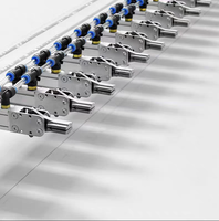 Machine automatique de découpe et d'étalement de tissus avec PLC et moteur, machine à tirer le tissu synthétique, capacité 500 pièces/heure, garantie 3 ans