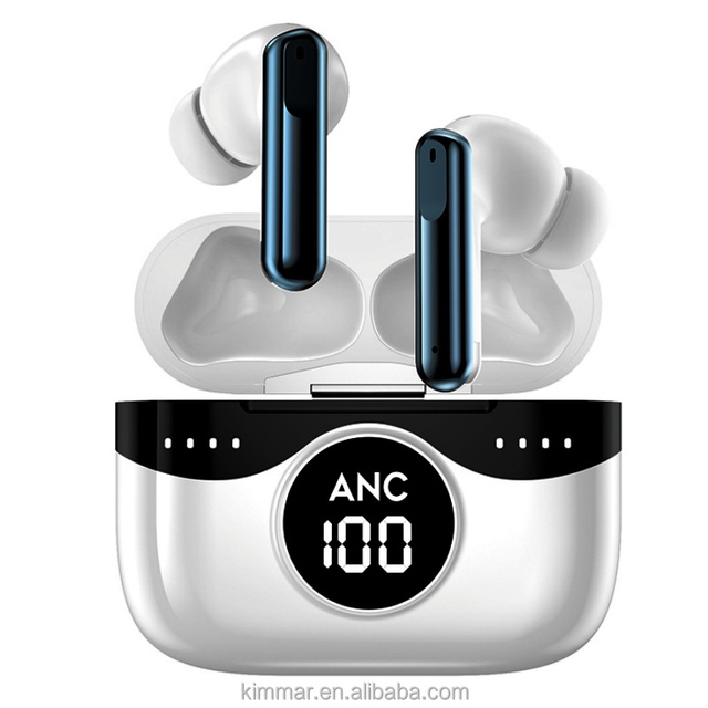 2024 New LED Display BT 5.3 TWS Waterproof IPX-5 Active Noise Cancelling Earphone OEM ODM Wireless Waterproof Earbuds for Xiaomi