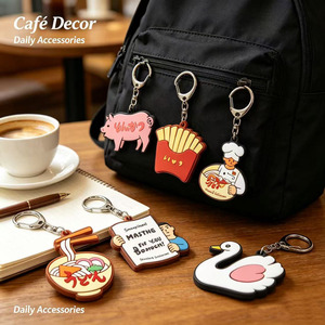OEM custom Design Rubber <b>Keychain</b> <b>Anime</b> Custom Your Own Logo 2d 3d Soft Pvc <b>Keychain</b> Silicone Keyring - Product Image 3