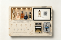 Distributeur automatique de parfum mural intelligent à écran tactile avec code QR, équipement de distribution de parfum à chaud