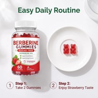 Gummies OEM de Berbérine HCl avec Cannelle de Ceylan, Chardon-Marie et Curcumine pour le Soutien du Métabolisme Glycémique – Complément Alimentaire