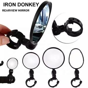 IRONDONKEY universel réglable grand Angle rétroviseur convexe Silicone poignée vtt route vélo miroir miroir pour vélo - Product Image 2