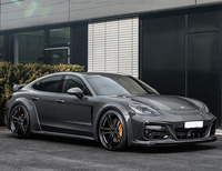 Kit de carrosserie en résine Runde pour Porsche PANAMERA 971 modifier TechArt ensemble de pare-chocs avant de Style large jupes latérales de pare-chocs arrière