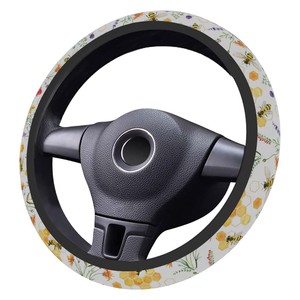 Cubierta <span class=keywords><strong>de</strong></span> Fibra <span class=keywords><strong>de</strong></span> Carbono <span class=keywords><strong>para</strong></span> Volante, Protector <span class=keywords><strong>de</strong></span> Flores Azules <span class=keywords><strong>para</strong></span> <span class=keywords><strong>Mujer</strong></span>, Accesorios <span class=keywords><strong>de</strong></span> Felpa <span class=keywords><strong>para</strong></span> Coche - Product Image 2