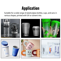 Máquina de Impresión de Botellas o Vasos de Plástico/Vidrio S350, Nueva Llegada de Fábrica, Máquina de Serigrafía con Logotipo Personalizado