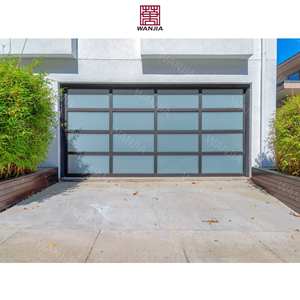 انجيا للماء باب ألمونيوم للمنزل الخارجي باب زجاجي للمرآب العزل باب المرآب - Product Image 5