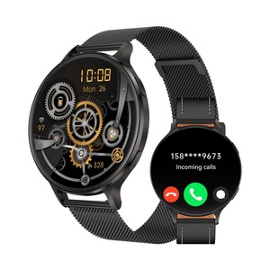 Montre connectée KM100 pour appels Bluetooth, écran AMOLED 1,75 pouces, détection de fréquence cardiaque, assistant vocal IA, notification de messages via application Android - Product Image 2
