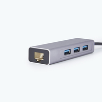 Adaptador de Red Ethernet con Logotipo Personalizado OEM ODM, USB C a USB 3.1 Hub, 10M 1000M Gigabit RJ45 LAN
