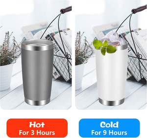 Gobelet à café personnalisé 20 oz, gobelet isotherme en acier inoxydable, gobelet à eau isolé sous vide 20 oz avec logo pour gravure au laser - Product Image 4