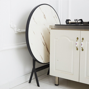 <b>Folding</b> <b>Round</b> And Square <b>Table</b> 60-120Cm Minimalist Outdoor <b>Table</b> Foldable Portable For Home Garden Use - Product Image 2