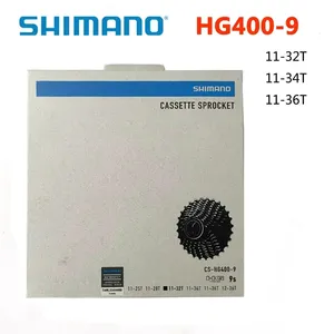 Casete para Bicicleta de Montaña SHIMANO <span class=keywords><strong>CS</strong></span> <span class=keywords><strong>HG400</strong></span> de <span class=keywords><strong>9</strong></span> Velocidades 11-32T 11-34T MTB 9v, Rueda Libre Original, Accesorios Originales - Product Image 2