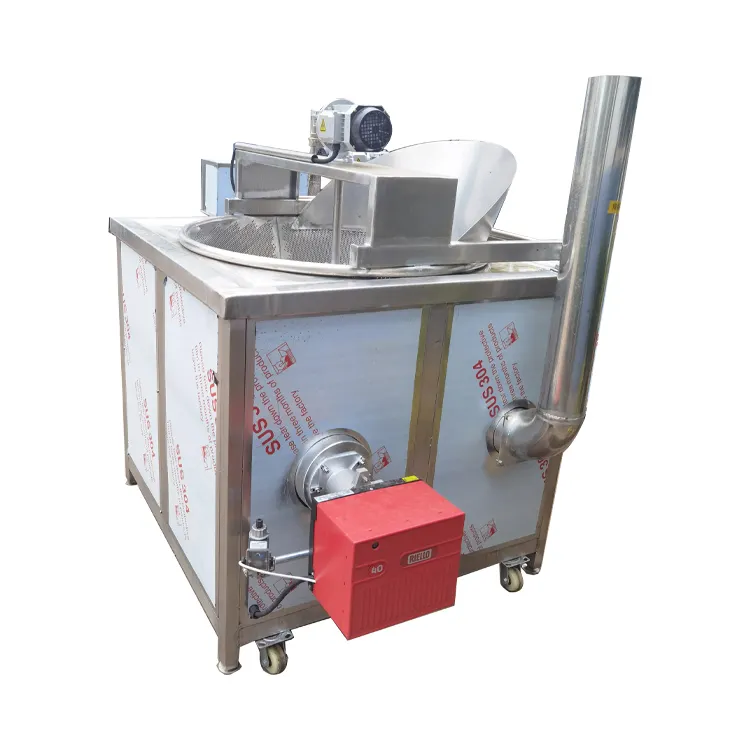 Corn Cashew Nuts Industrial Fryer Frying Machine For Frying Peanut