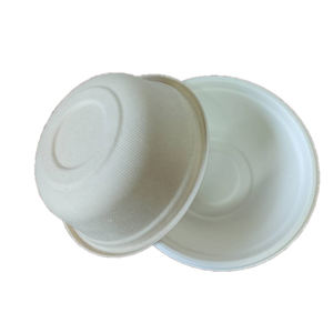 Томатный биоразлагаемый сахарный тростник, сахарный тростник, растительные волокна, чаши, одноразовая прозрачная суповая чаша 500 мл 17 унций - Product Image 2