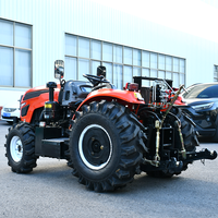 Tracteur agricole 4x4 de 50-70 CV avec moteur diesel Weichai et boîte de vitesses conçue pour les travaux agricoles intensifs, conforme aux normes Euro 5 et EPA