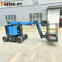 Plateforme élévatrice articulée électrique pour applications intérieures, autopropulsée, à batterie, pour le levage de personnel