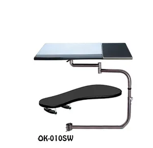 OK010S الكامل متعدد الوظائف مقعد متحرك لقط لوحة المفاتيح/مكتب للحاسوب شخصي حامل + مربع لوحة الماوس + كرسي ذراع لقط لوحة الماوس