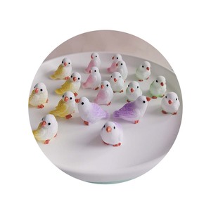 Figurine d'oiseau coloré, modèle animal, décoration de maison, accessoires de décoration de jardin féerique miniature, moderne - Product Image 4