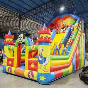 Trung Quốc nhà máy của lớn đôi <span class=keywords><strong>Inflatable</strong></span> Slide cho trẻ em thương mại cấp khổng lồ khô trượt Bouncer cho sân sau <span class=keywords><strong>Inflatable</strong></span> lâu đài - Product Image 2