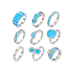 XYOP bagues en <span class=keywords><strong>opale</strong></span> rares en argent sterling 925 faites à la main fabricant de gros de bijoux pour enfants de style surprenant - Product Image 1
