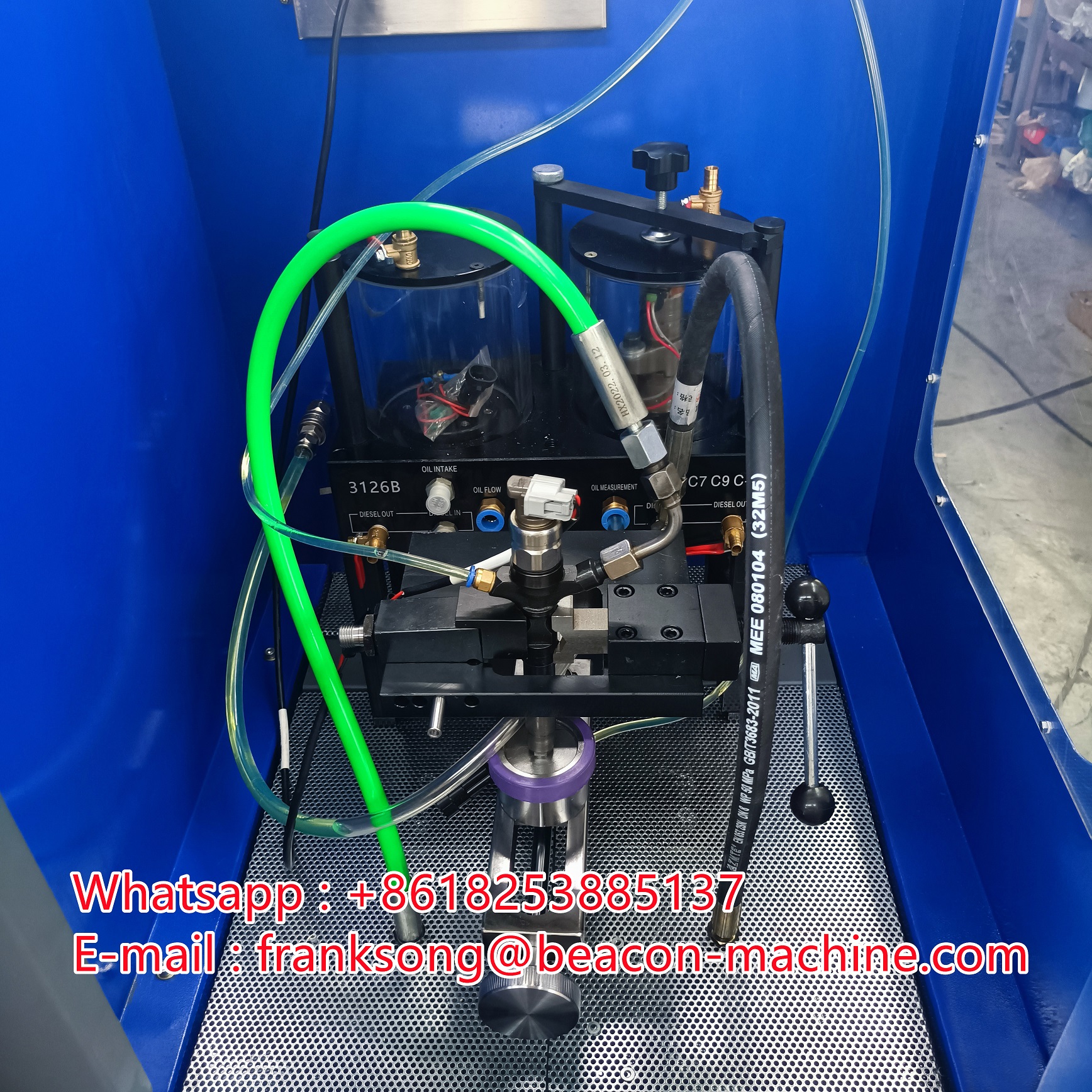 Máy Bơm Đường Ray Thông Dụng CR1016 Và Máy Thử Áp Lực Có Chức Năng Eup/Eui Cam Box Heui