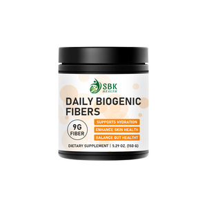 Poudre de fibres biogéniques quotidiennes personnalisées de qualité supérieure, sans gluten, non destinée aux femmes enceintes, pour la santé digestive, soutien des fibres et hydratation - Product Image 1