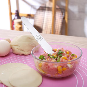 Sendok Isi Pangsit Manjia dari Baja Anti Karat, Sendok Isi Pangsit/Wonton, Peralatan Dapur Rumah Tangga, Tahan Lama - Product Image 4