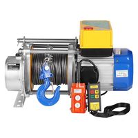 Palans électriques à câble métallique KCD 500 kg 380 V avec câble de 100 m et télécommande sans fil