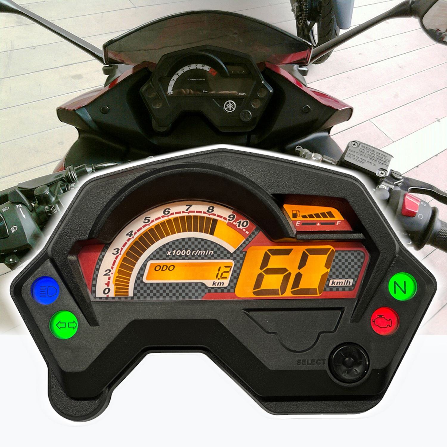 Speedometer Bike Fz V3 Yamaha Bike Speedometer Fz V3 Meter