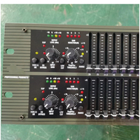 Paulkitson 2231 Égaliseur graphique double 30 bandes Processeur audio professionnel pour scène, concert et enregistrement, boîtier métallique XLR
