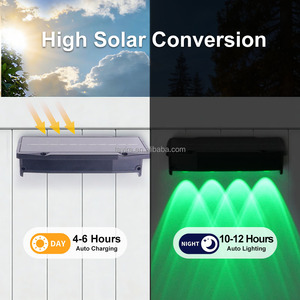 Lámpara Solar de Pared LED Tayire en Stock EU, Impermeable para Exterior, Cuadrada, Luminosa, RGBYW, Luz Colorida para Terraza, Jardín, Valla y Muro Exterior - Product Image 3