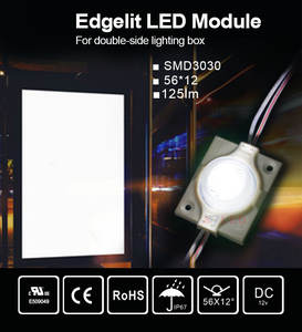 Module LED latéral haute luminosité 3030 SMD 12V 3000K/4000K/6500K/9000K 1.5W pour caisson lumineux publicitaire extérieur 12*56 °   LED à éclairage latéral - Product Image 5