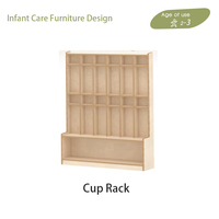 Ensemble de meubles TongLeFang pour la salle à manger/apprentissage des tout-petits, table et chaise en bois de caoutchouc avec pieds en acier, armoire de rangement pour les enfants de 2 à 3 ans