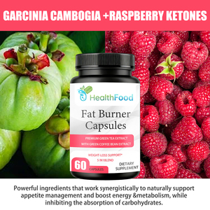 Cápsulas Quemagrasas de Garcinia Cambogia y Cetonas de Frambuesa al por Mayor con Extracto de Té Verde y Café Verde para la Pérdida de Peso - Product Image 5