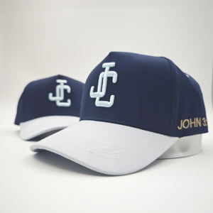 Casquette de baseball unisexe personnalisée en coton Oxford de haute qualité, 5 panneaux, avec logo brodé 3D, bicolore, style camionneur, mode sport à pois - Product Image 4