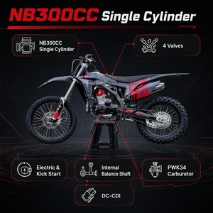 Motocicleta Todoterreno de Gasolina para Adultos, 300cc, 4 Tiempos, Refrigerada por Aire, Monocilíndrica, Profesional, para Carreras - Product Image 5