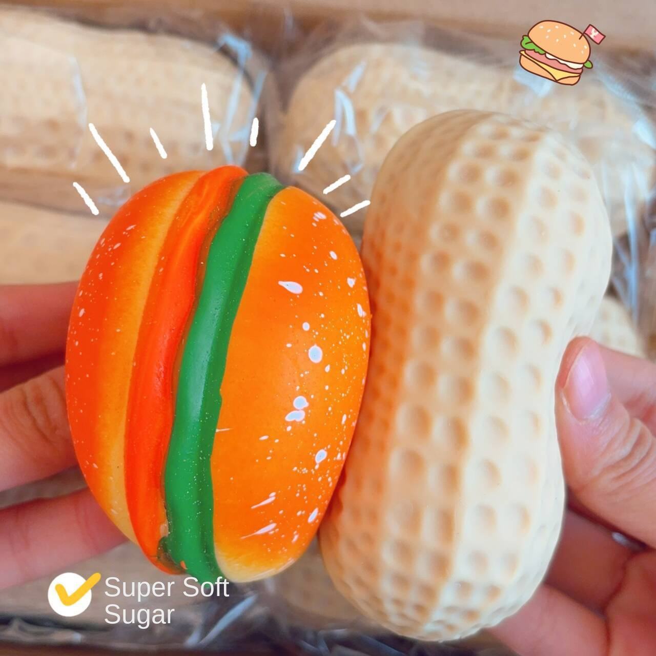 Little Red Riding Book Simulation Peanut Kneading Rubber Le Flour Vents Ball Children's Decompression Extrusion Toy Ages 3-14