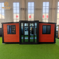 Maison Modulaire Préfabriquée Conteneurisée Moderne de 20, 30 ou 40 pieds, 1 à 4 Chambres, Cuisine et Salle de Bain, Vente Directe Usine pour Hébergement de Complexes Touristiques